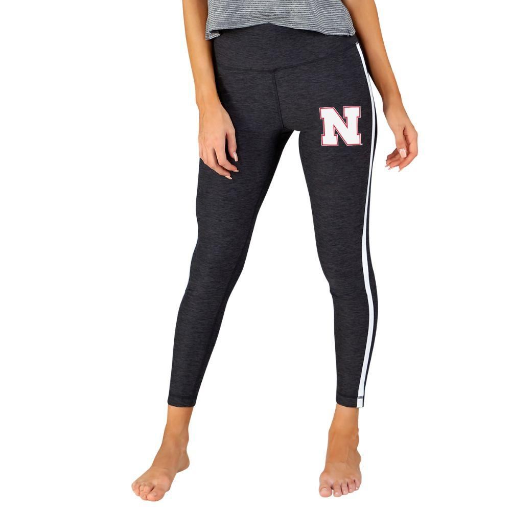 Huskers | Nebraska College Concepts Women's Centerline Leggings Alumni Hall