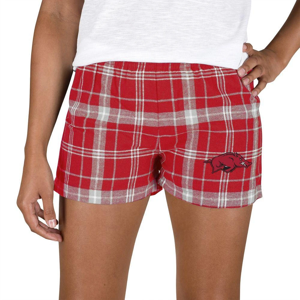 Arkansas College Concepts Women's Ultimate Flannel Shorts