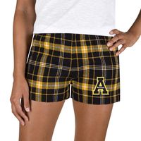 App | Appalachian State College Concepts Women's Ultimate Flannel Shorts Alumni Hall