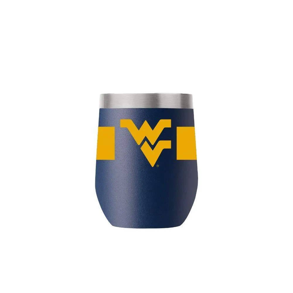  Wvu | West Virginia 12oz Stemless Stripe Tumbler | Alumni Hall