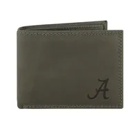  Bama | Alabama Zeppro Embossed Bifold Wallet - Grey | Alumni Hall