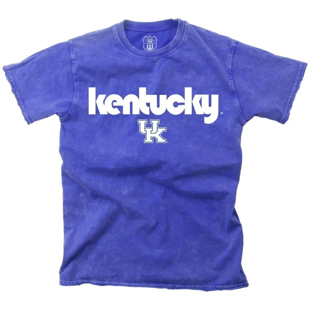 Cats | Kentucky Kids Raw Edge Faded Short Sleeve Tee Alumni Hall