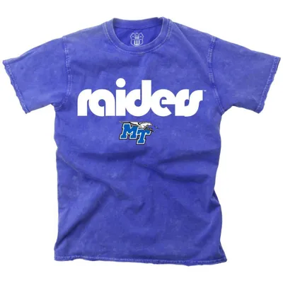 Mtsu | Youth Raw Edge Faded Short Sleeve Tee Alumni Hall