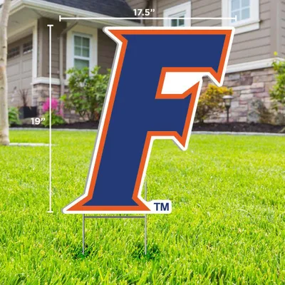  Gators | Florida Slanted F Logo Lawn Sign | Alumni Hall