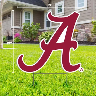  Bama | Alabama Script A Logo Lawn Sign | Alumni Hall