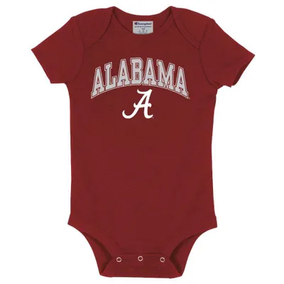 Bama | Alabama Champion Infant Short Sleeve Bodysuit Alumni Hall