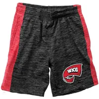 Wku | Western Kentucky Wes And Willy Kids Cloudy Yarn Inset Stripe Short Alumni Hall