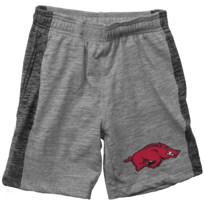 Razorbacks | Arkansas Wes And Willy Toddler Cloudy Yarn Inset Stripe Short Alumni Hall