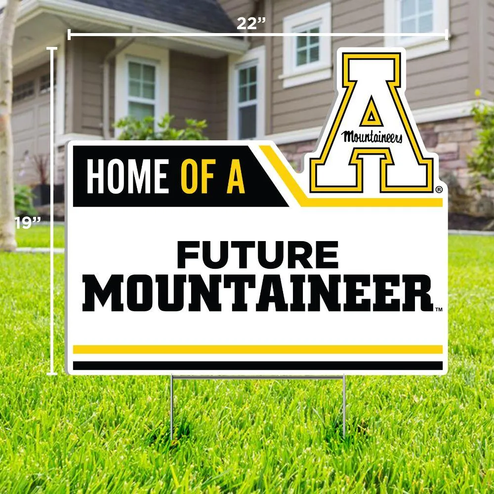  App | Appalachian State Future Mountaineer Lawn Sign | Alumni Hall