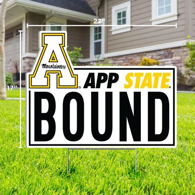  App | Appalachian State Bound Lawn Sign | Alumni Hall