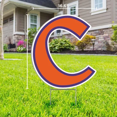 Clemson C Logo Lawn Sign