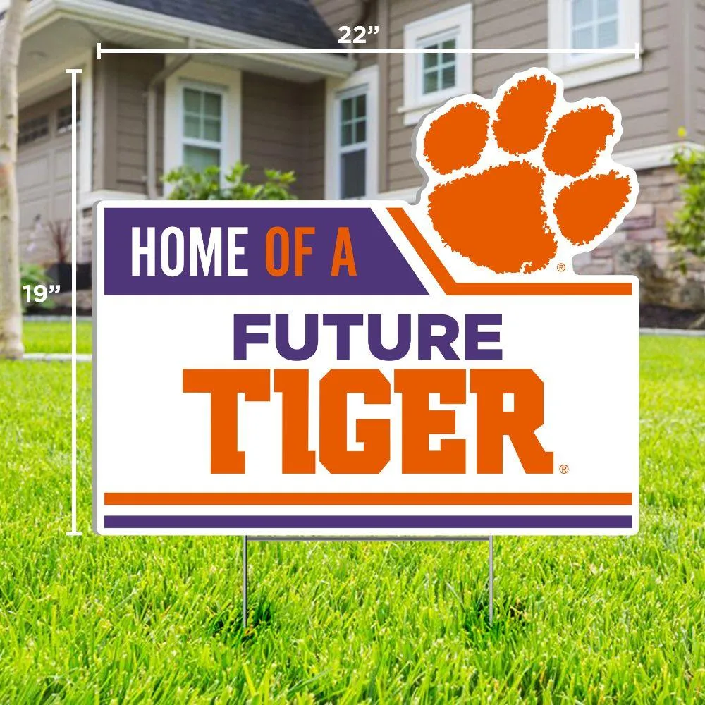  Clemson | Clemson Future Tiger Lawn Sign | Alumni Hall