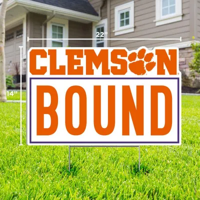  Clemson | Clemson Bound Lawn Sign | Alumni Hall