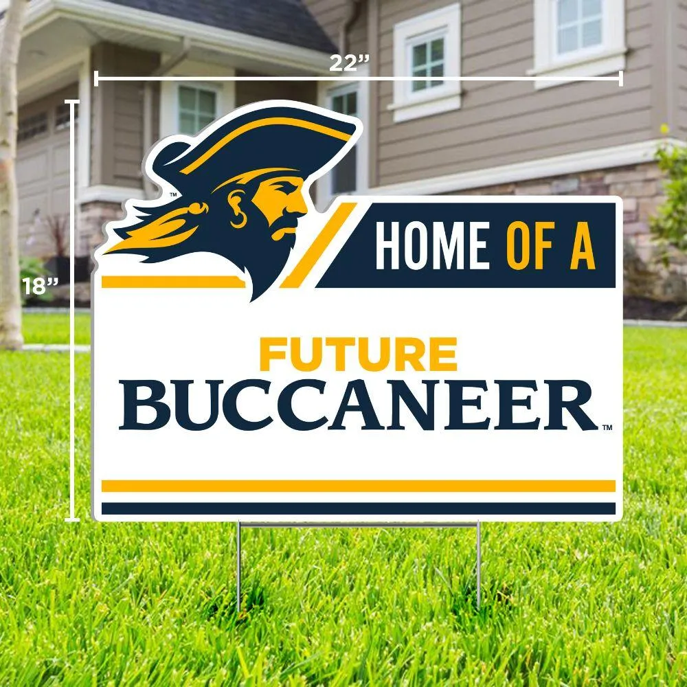  Bucs | Etsu Future Buccaneer Lawn Sign | Alumni Hall