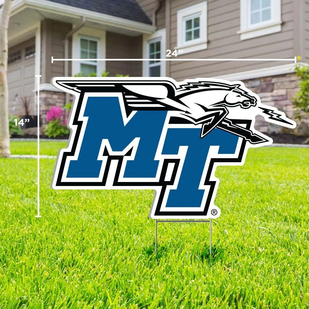  Mtsu | Mtsu Pegasus Logo Lawn Sign | Alumni Hall