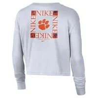 Clemson | Nike Women's Seasonal Long Sleeve Crop Tee Alumni Hall