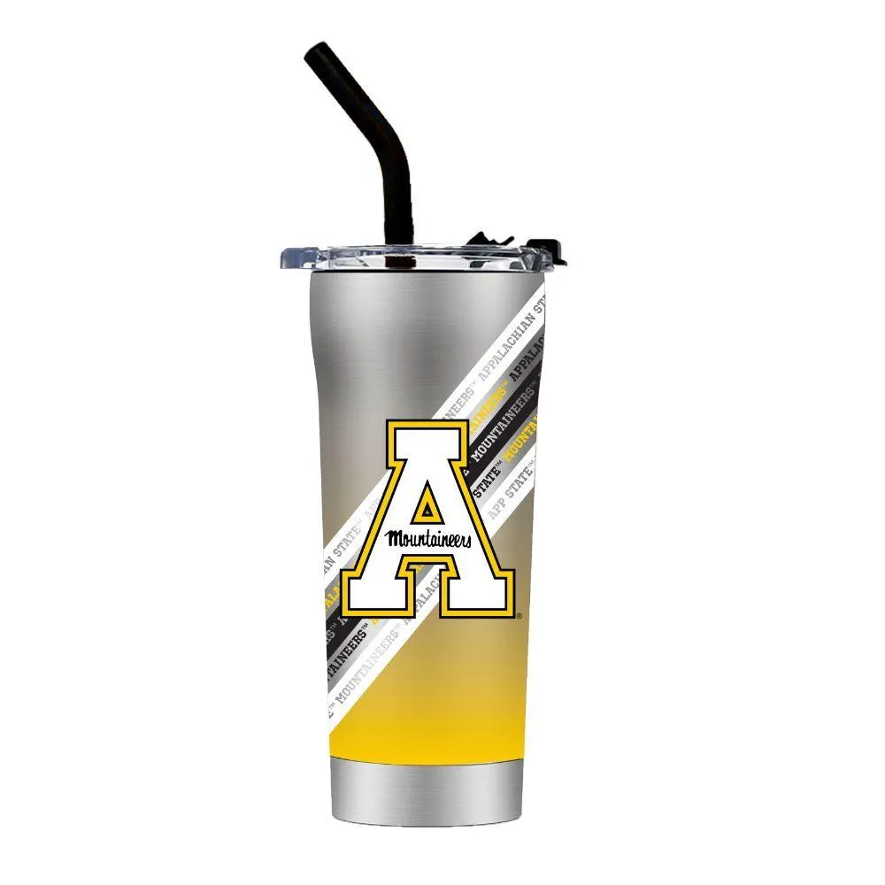  App | Appalachian State Stripe Straw Tumbler | Alumni Hall