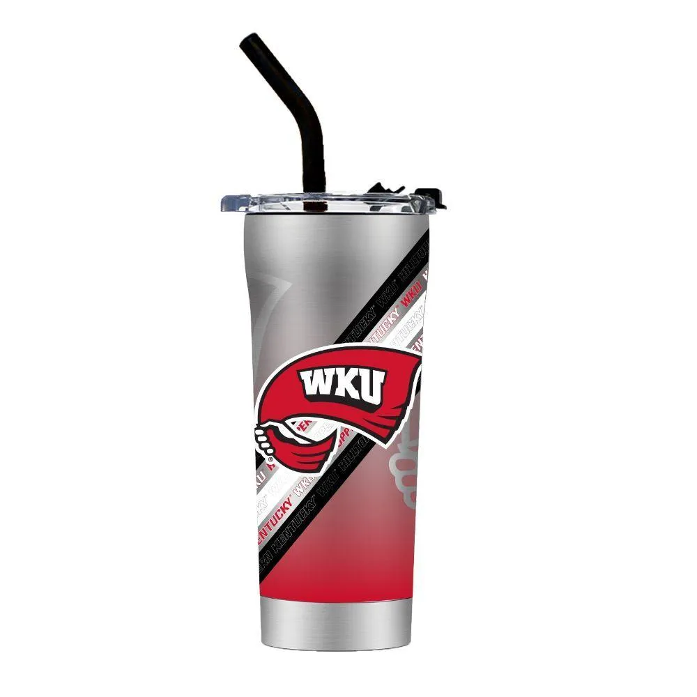 WKU, Western Kentucky 20 oz Stripe Shaker Bottle