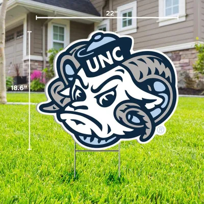  Unc | Unc Ram Head Logo Lawn Sign | Alumni Hall