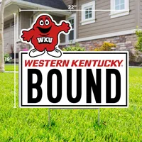  Wku | Western Kentucky Bound Lawn Sign | Alumni Hall