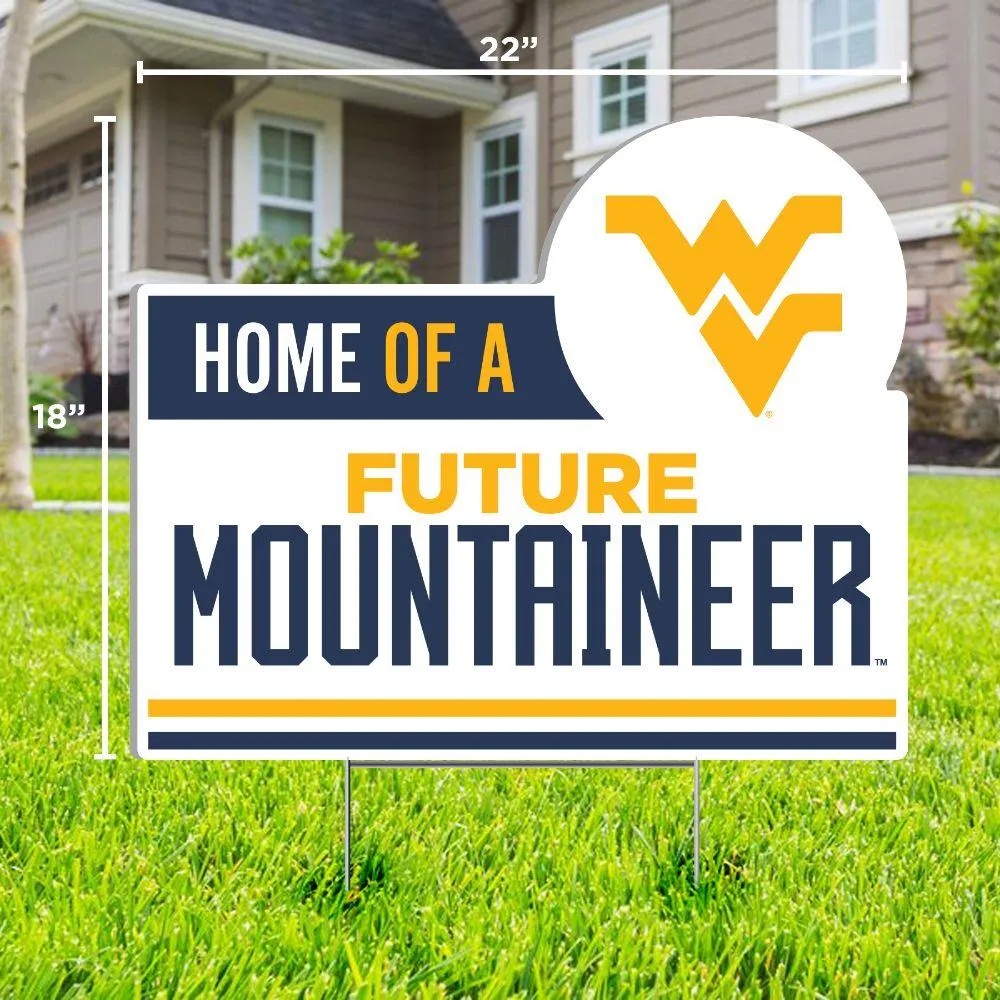  Wvu | West Virginia Future Mountaineer Lawn Sign | Alumni Hall