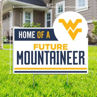  Wvu | West Virginia Future Mountaineer Lawn Sign | Alumni Hall