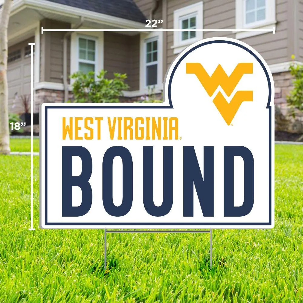  Wvu | West Virginia Bound Lawn Sign | Alumni Hall