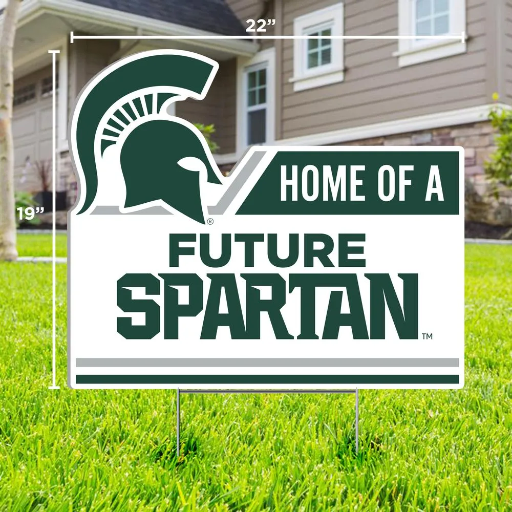 Michigan State Future Spartan Lawn Sign