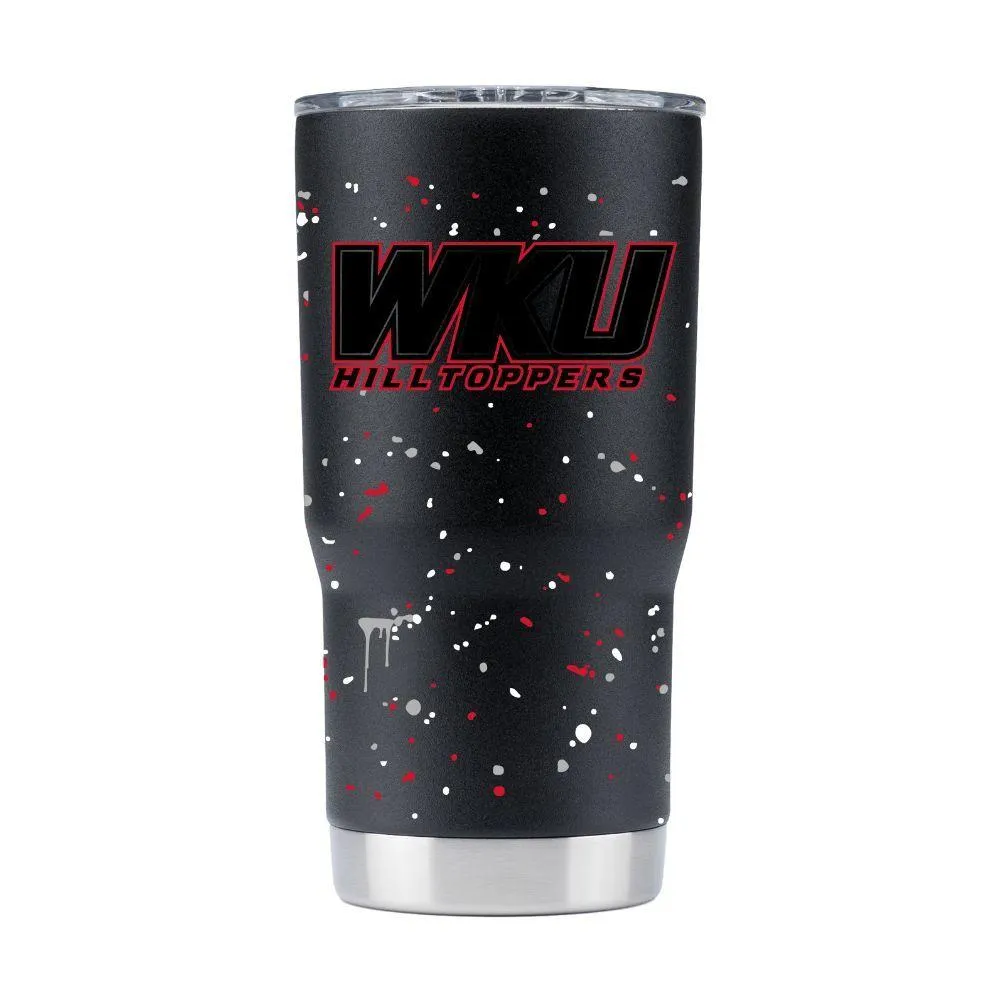  Wku | Western Kentucky 20oz Paint Splatter Tumbler | Alumni Hall