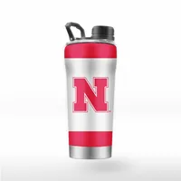  Huskers | Nebraska 20oz Stripe Shaker Bottle | Alumni Hall