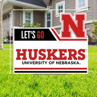  Huskers | Nebraska Let's Go Huskers Lawn Sign | Alumni Hall