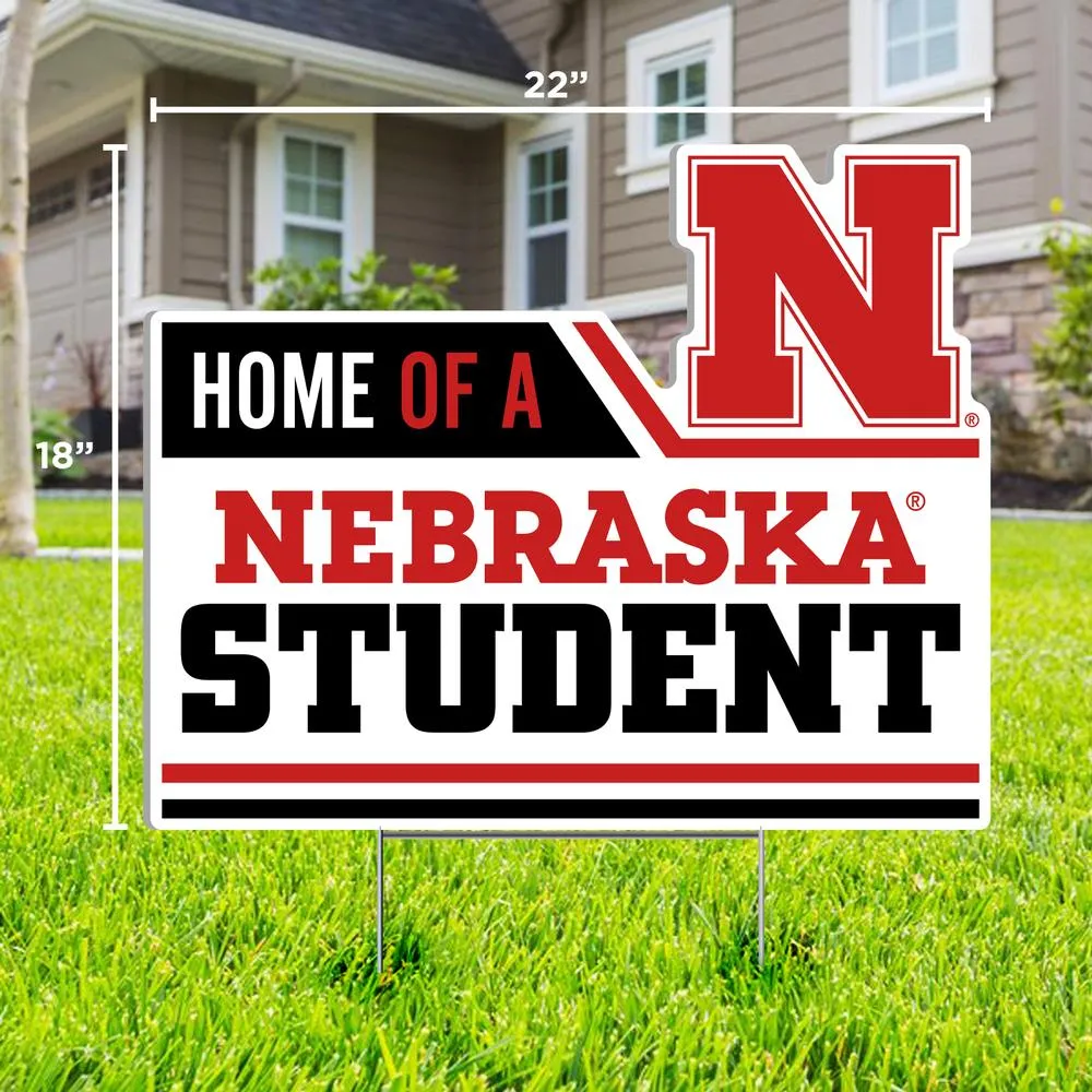  Huskers | Nebraska Student Lawn Sign | Alumni Hall