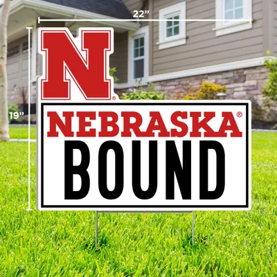 Nebraska Bound Lawn Sign