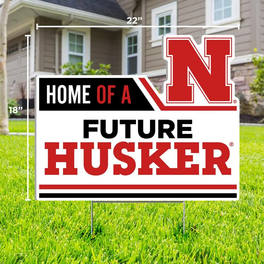  Huskers | Nebraska Future Husker Lawn Sign | Alumni Hall