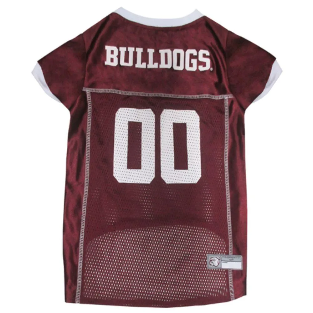 Bulldogs  Mississippi State Adidas V-Neck Baseball Jersey