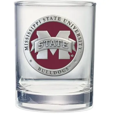 Bulldogs | Mississippi State Heritage Pewter Circular Rocks Glass | Alumni Hall