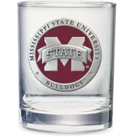 Bulldogs | Mississippi State Heritage Pewter Circular Rocks Glass | Alumni Hall