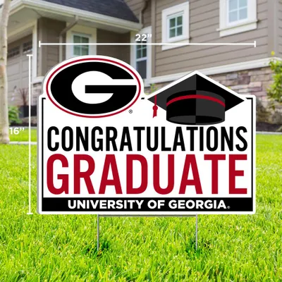 Georgia Congratulations Graduate Lawn Sign