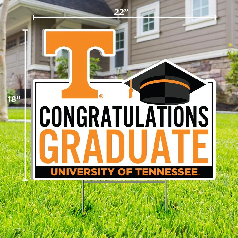  Vols | Tennessee Congratulations Graduate Lawn Sign | Alumni Hall