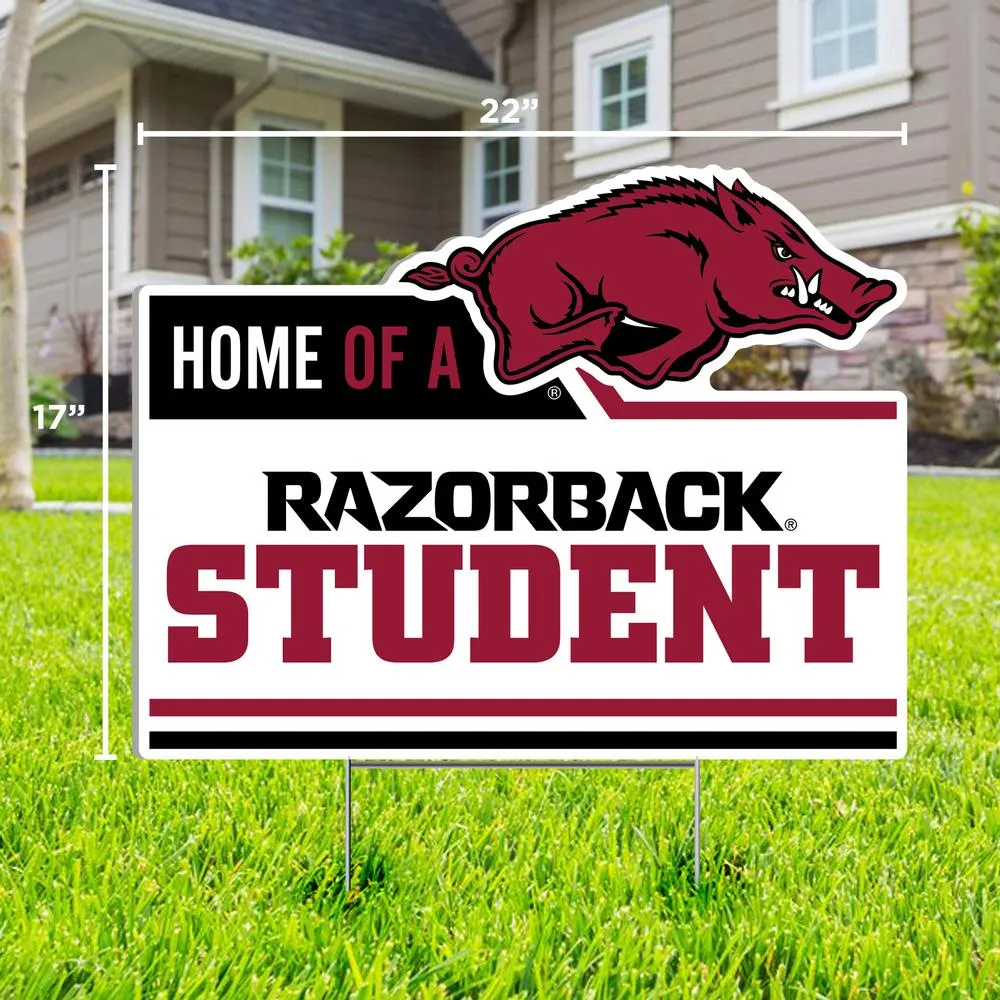  Razorbacks | Arkansas Razorback Student Lawn Sign | Alumni Hall