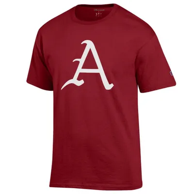 Razorbacks | Arkansas Champion Giant Script A Logo Tee Alumni Hall