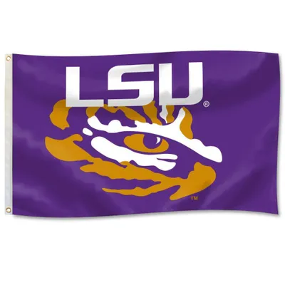 LSU, LSU 3' x 5' Tiger Stripes House Flag