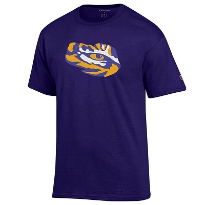 LSU Champion Giant Tiger Eye Logo Tee