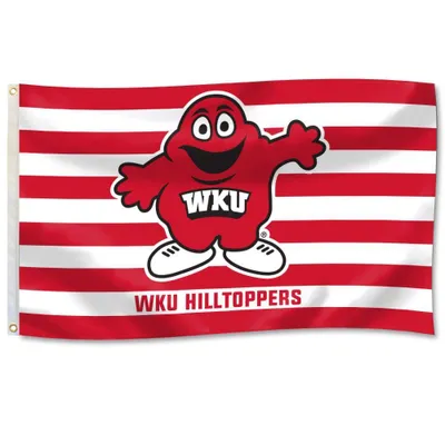  Wku | Western Kentucky 3 ' X 5 ' Stripe Big Red House Flag | Alumni Hall