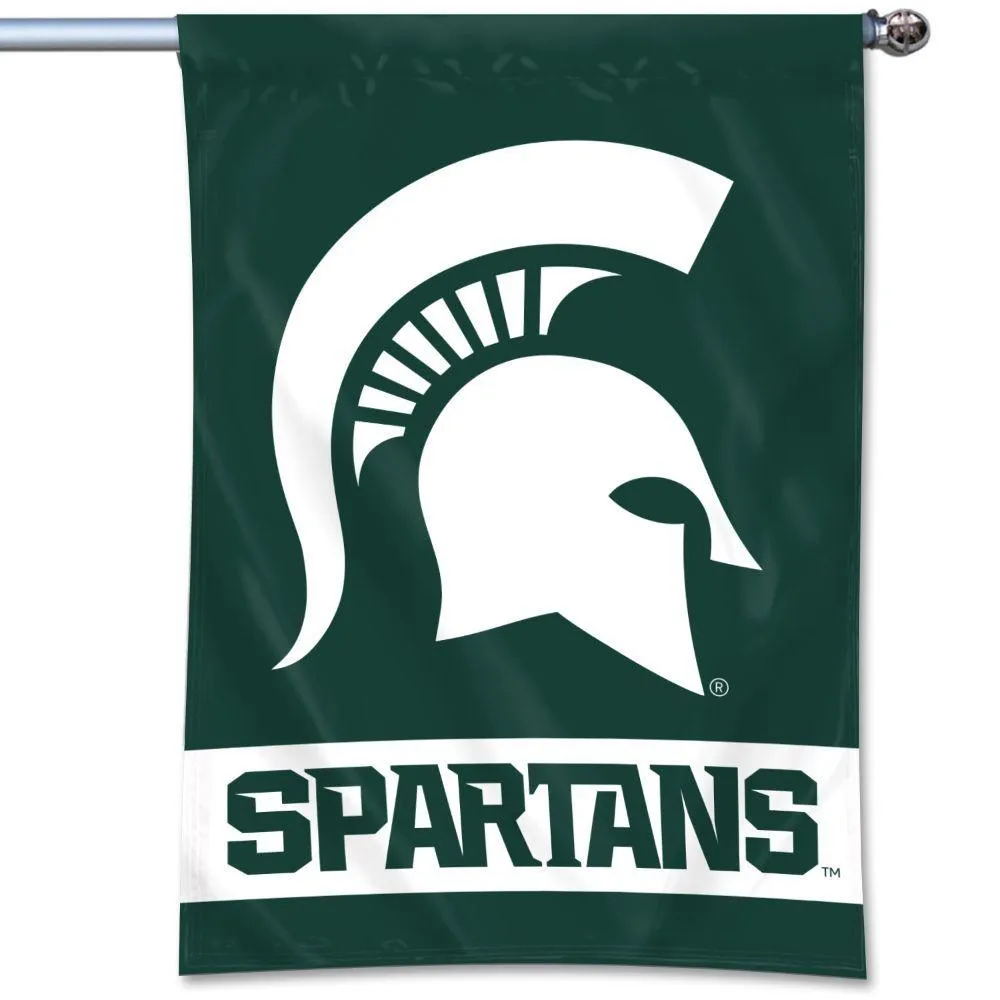  Spartans | Michigan State Spartan Logo Home Banner | Alumni Hall