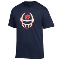 Aub | Auburn Champion Helmet Silhouette Tee Alumni Hall