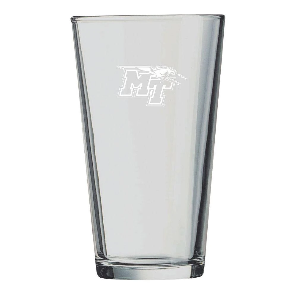 MTSU 16 Oz Glass