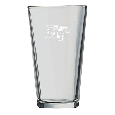 MTSU 16 Oz Glass