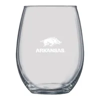  Razorbacks | Arkansas 15oz Boulder Stemless Glass | Alumni Hall