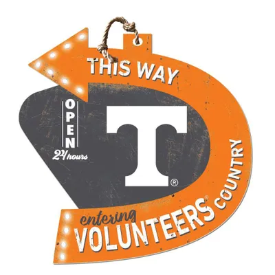  Vols | Tennessee 19 X 19.5  Arrow Retro Sign | Alumni Hall